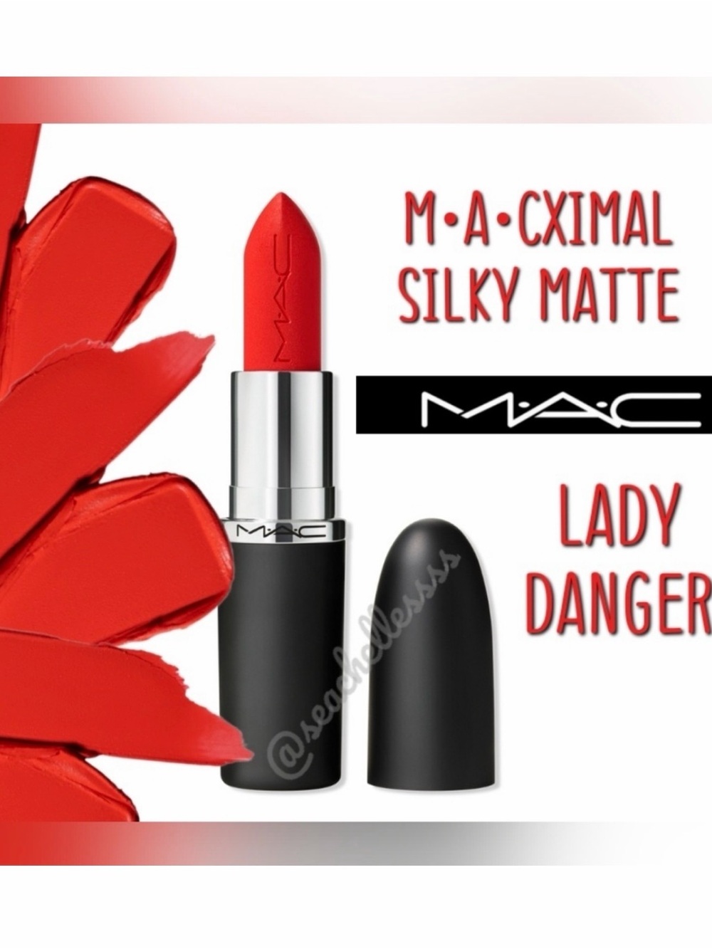Macximal Silky Matte Lipstick Lady Danger Brand New in Box Authentic